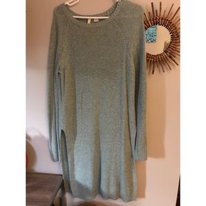 Anthropologie over the knee knit sweater